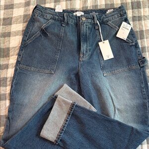 Good American The Weekender Jeans with Utility Pockets NWT 10/30